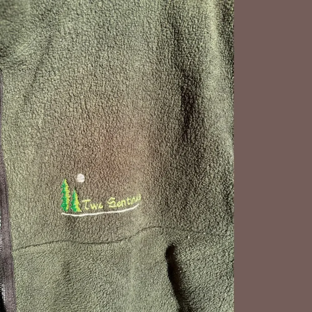 Two Sentinels Fleece Vest | Forest Green | Size XL | Vintage
